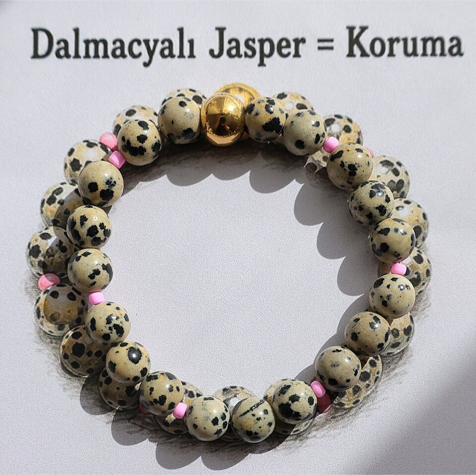 Dalmaçyalı Jasper Bileklik