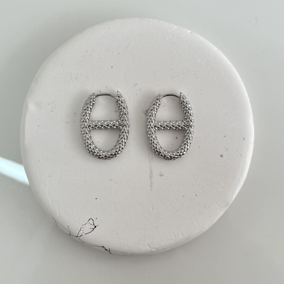 Özel Seri Yılan Desen Küpe