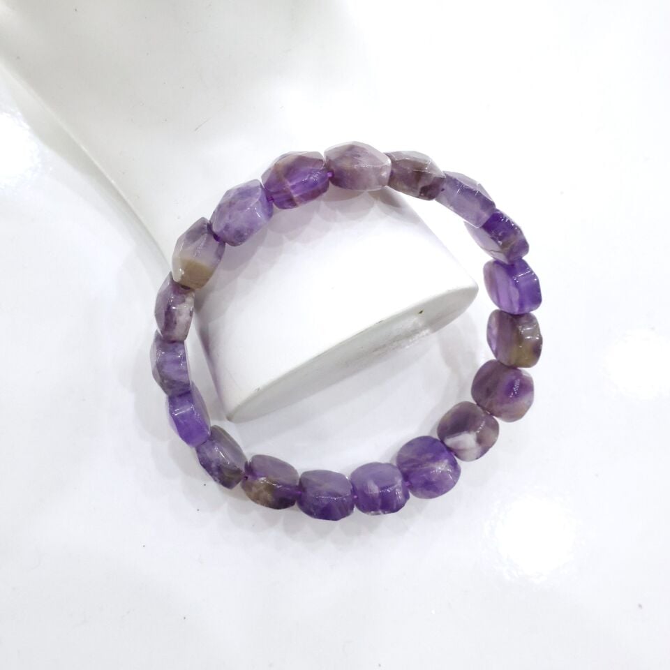 Doğal Ametist Taşı Bileklik