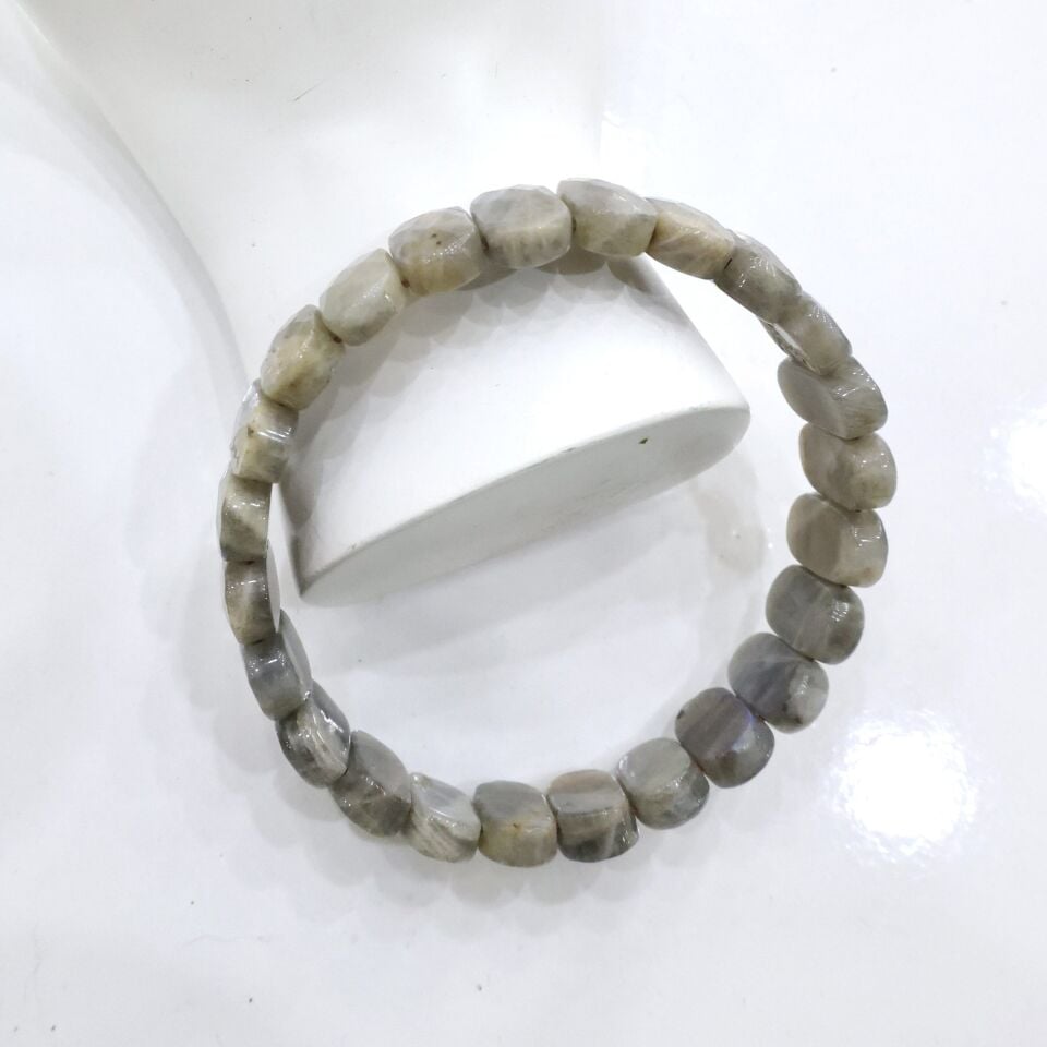Doğal Labradorit Taşı Bileklik