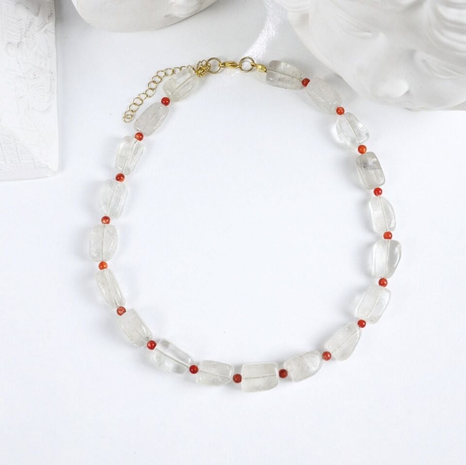 Kristal Kuvars Kolye