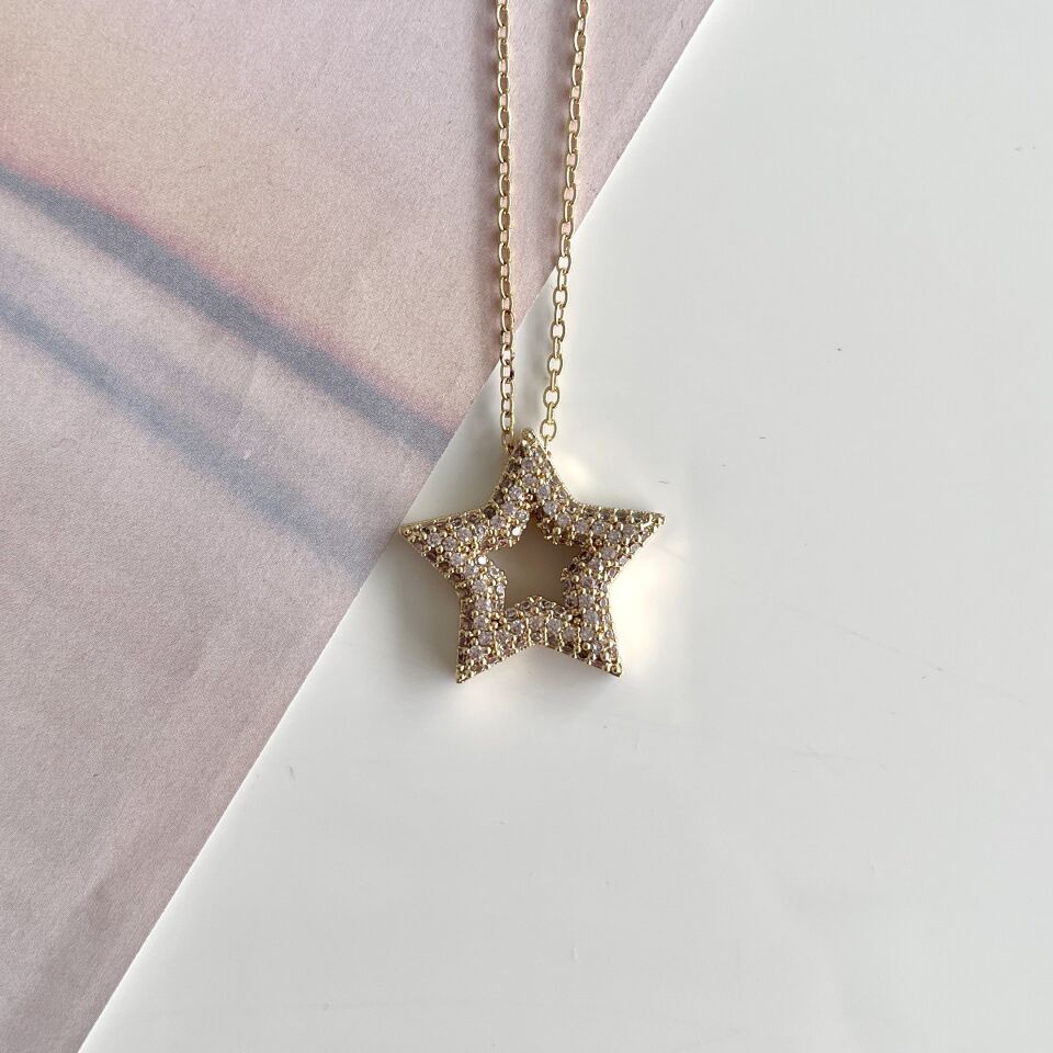 Özel Seri Taşlı Yıldız Kolye