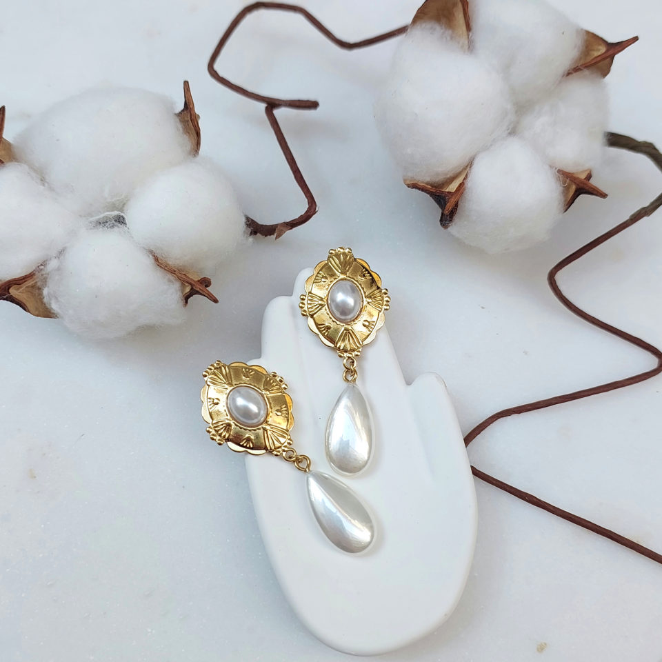 Çelik İnci Detay Küpe