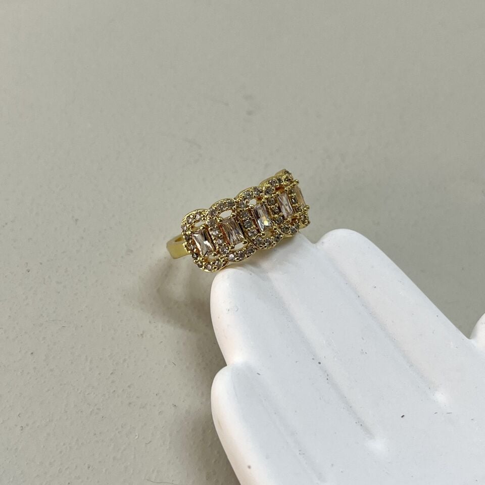Zirkon & Baget Taşlı Yüzük