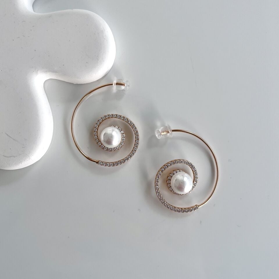 Xuping İnci Detay Küpe