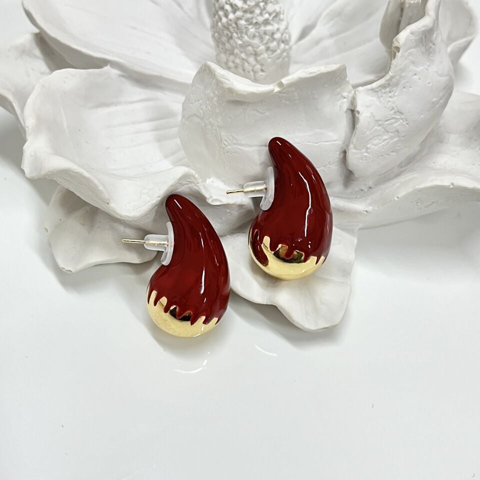 İthal Mineli Bottega Küpe