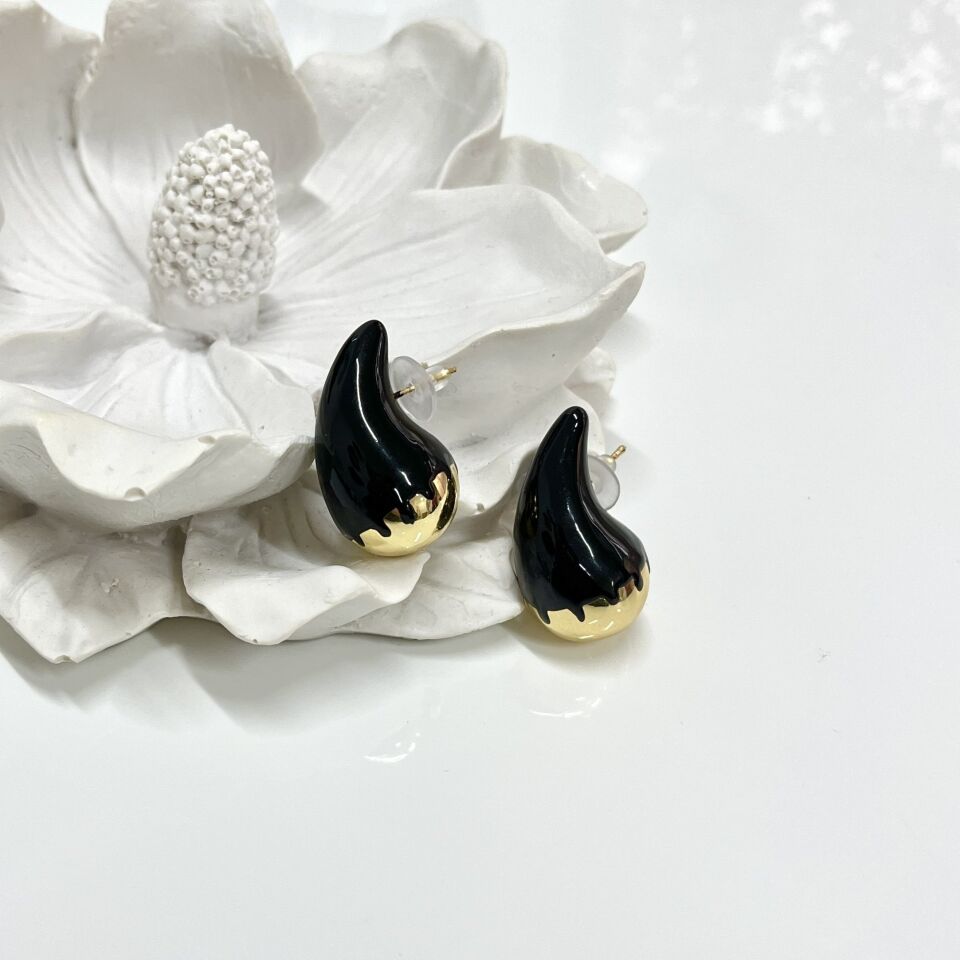 İthal Mineli Bottega Küpe