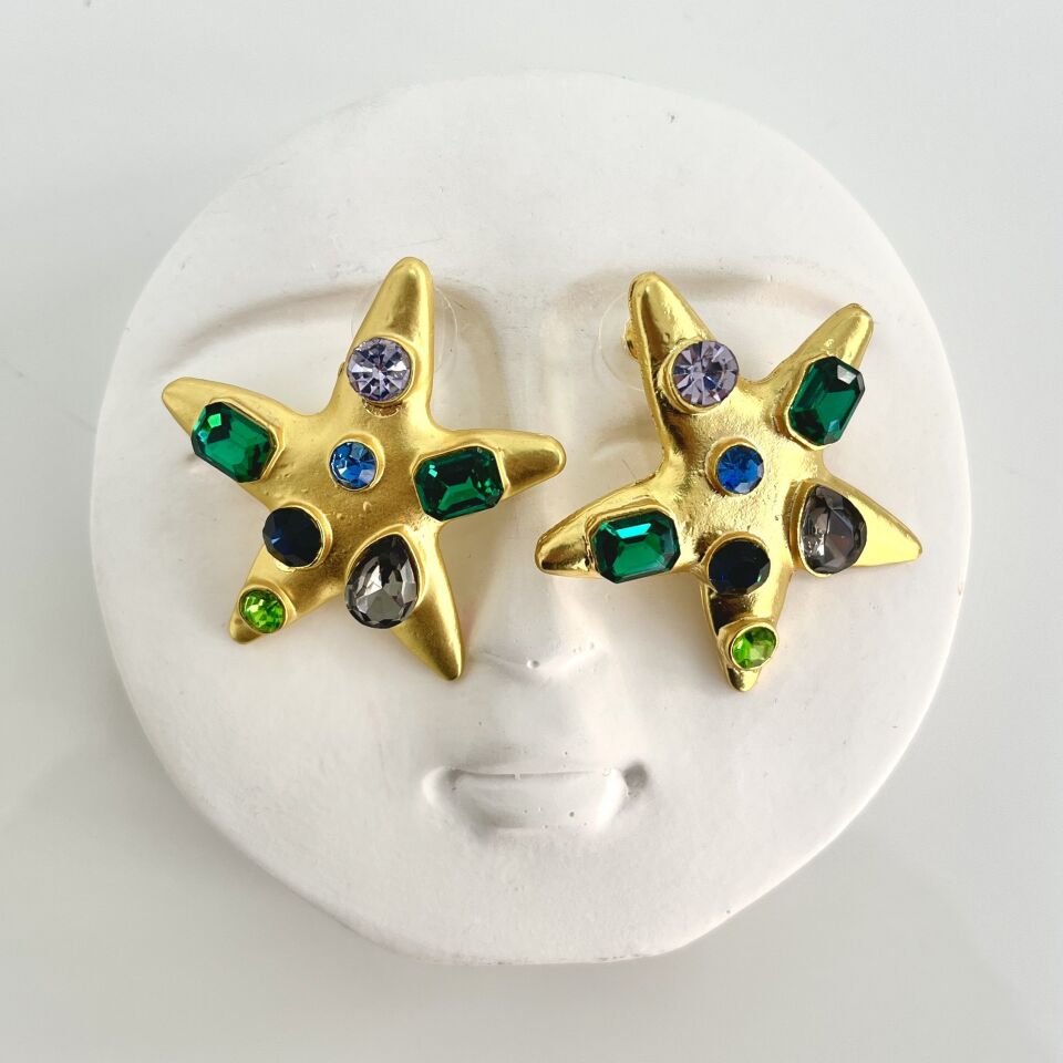 İthal Deniz Yıldızı Küpe