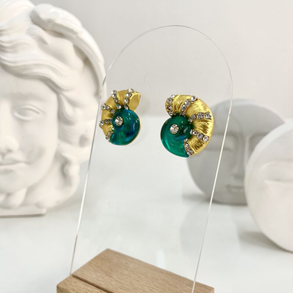 İthal Salyangoz Küpe