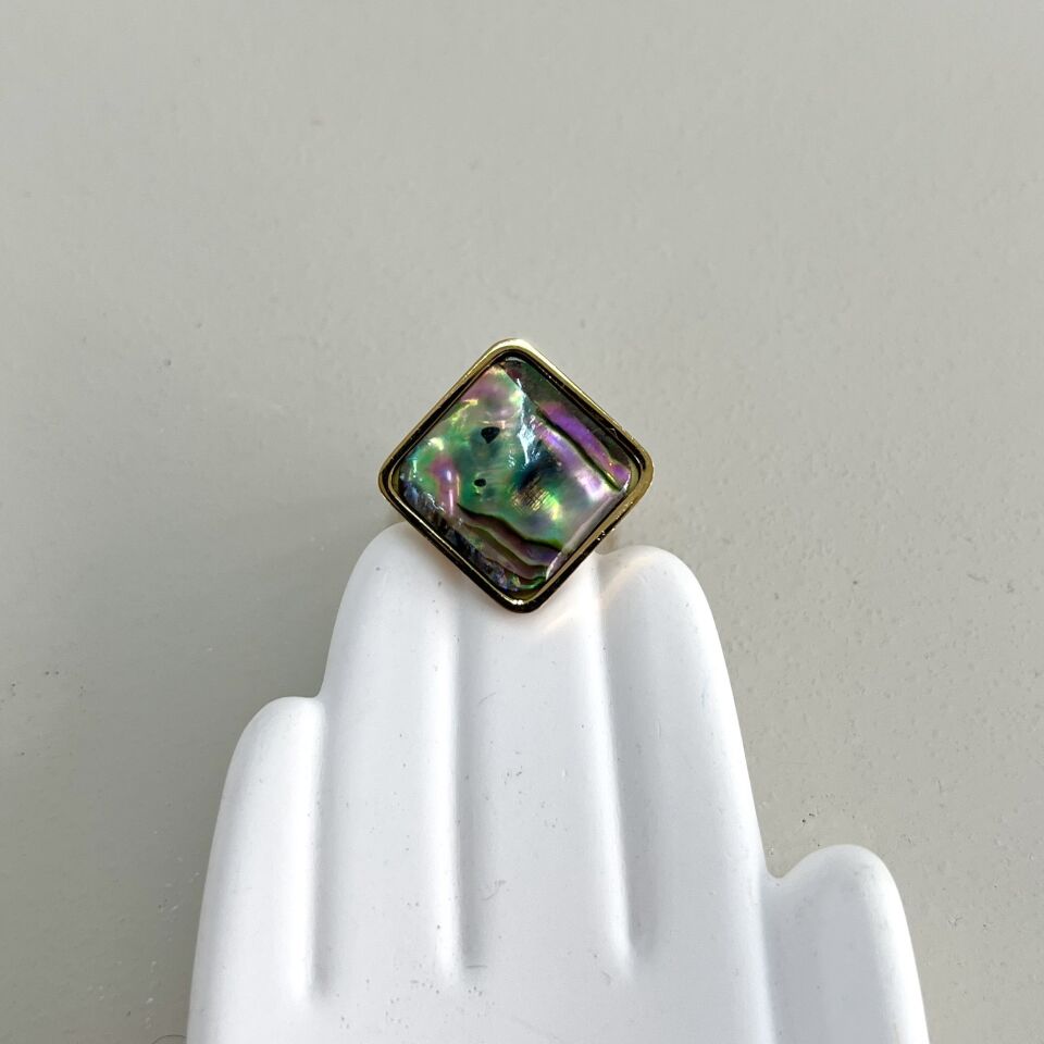 Çelik Abalone Kabuk Yüzük