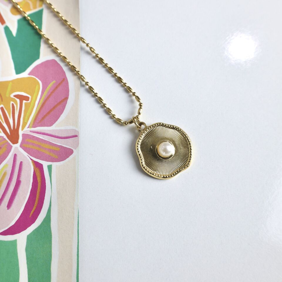 Çelik İnci Detay Kolye