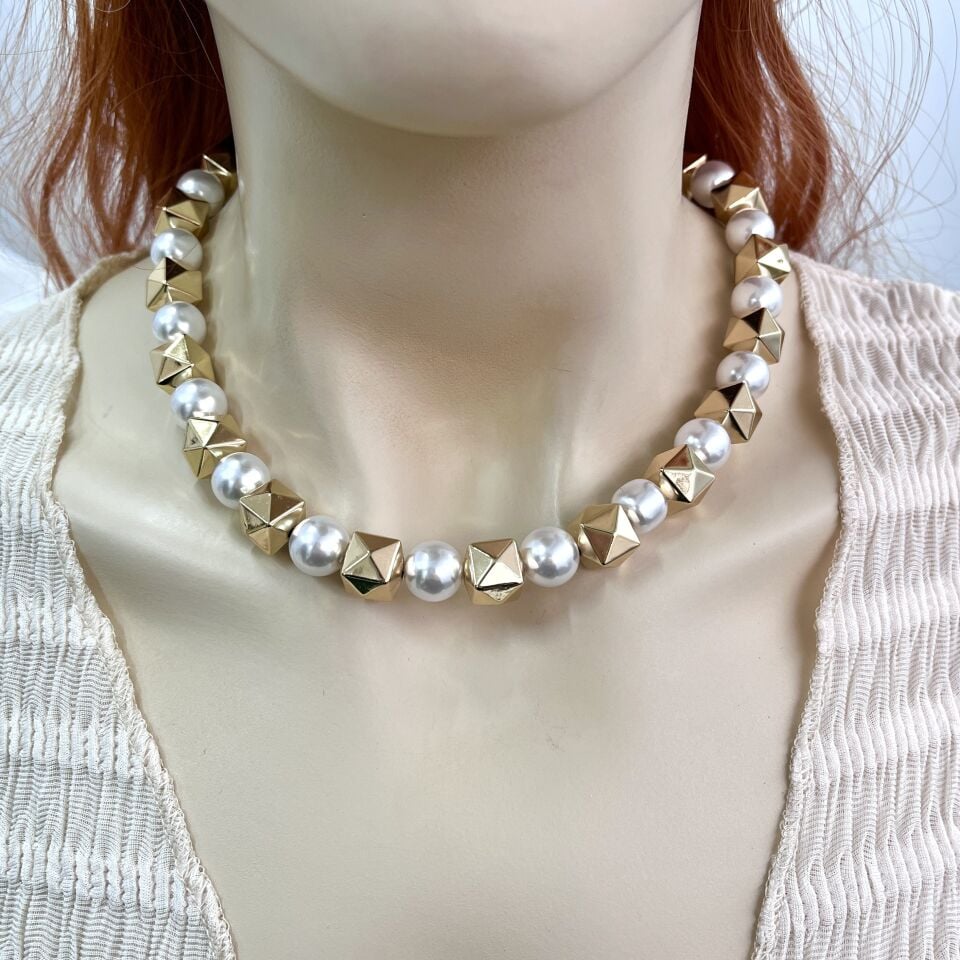 İthal İnci Detay Kolye