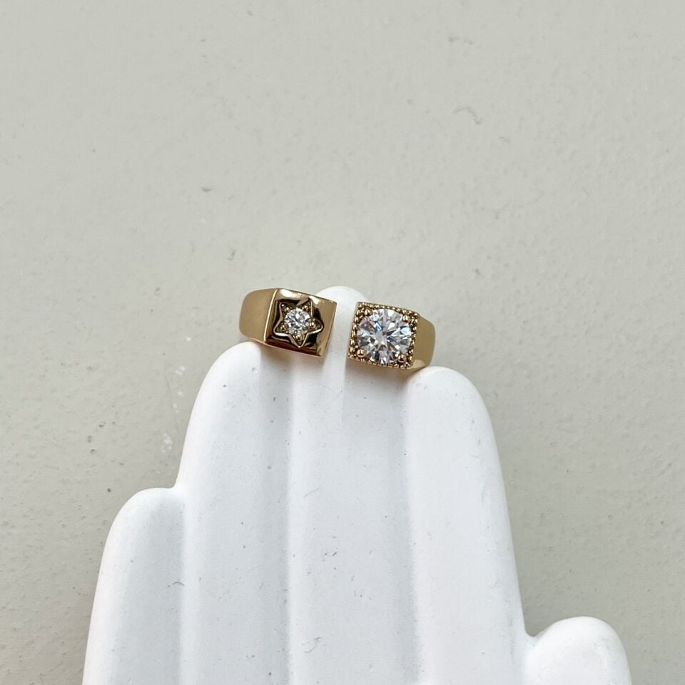 Xuping Yıldız Taşlı Yüzük