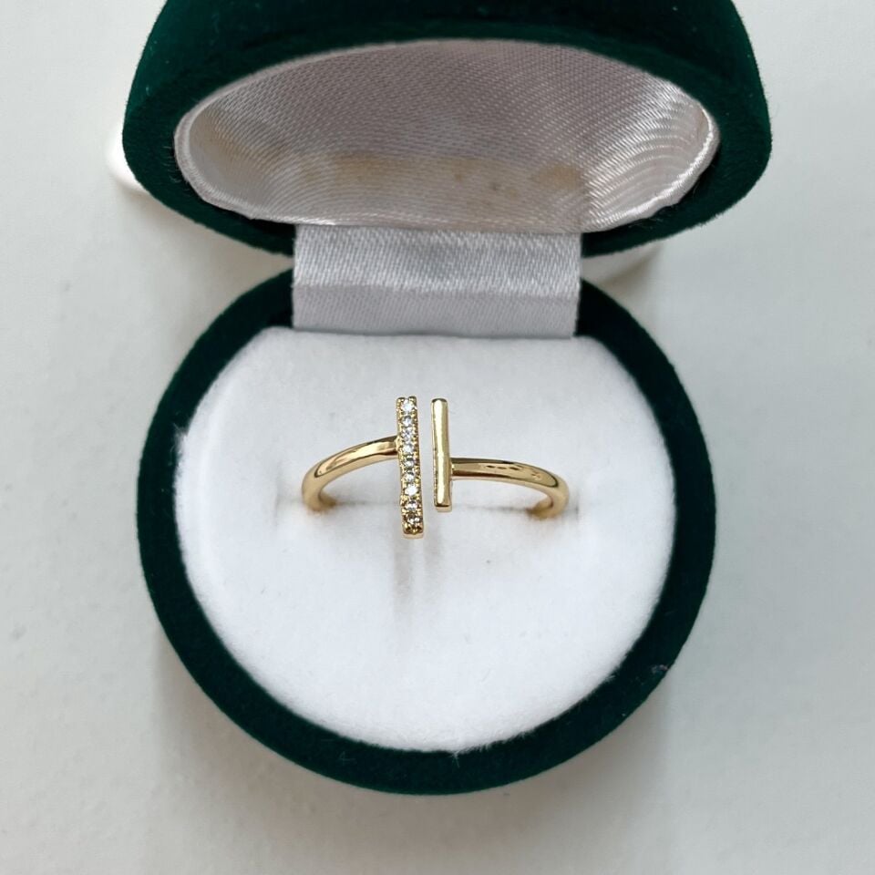 Xuping Taşlı Yüzük (Gold)