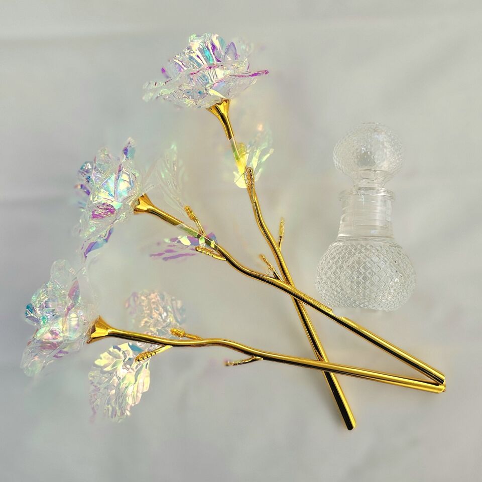 Şeffaf Sonsuzluk Gülü ve Gül Suyu Set