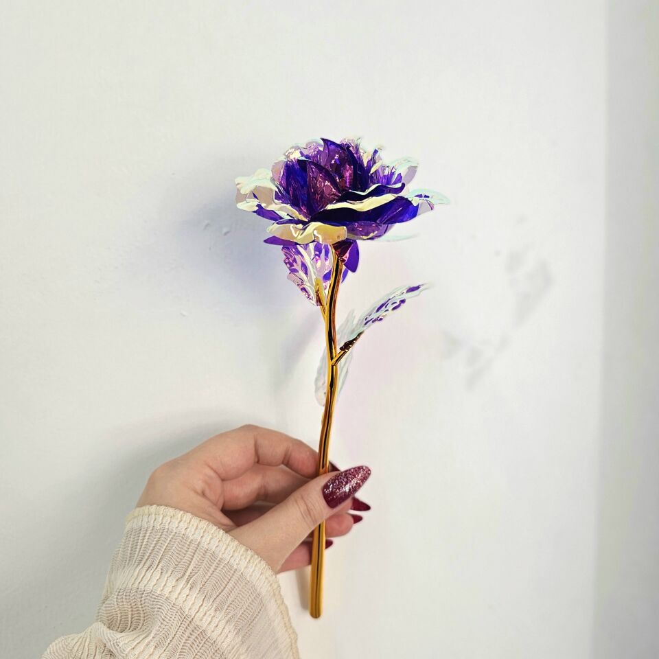 Mor Sonsuzluk Gülü ve Gül Suyu Set