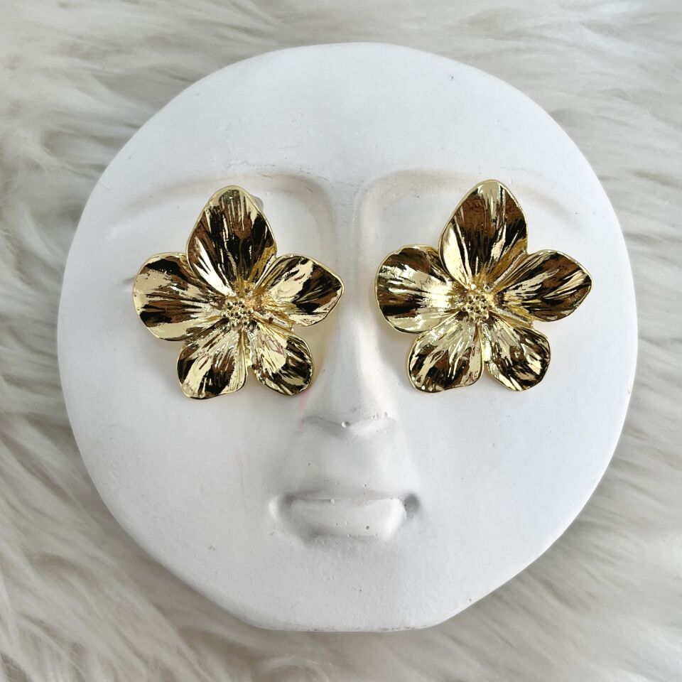 İthal Çiçek Vip Küpe