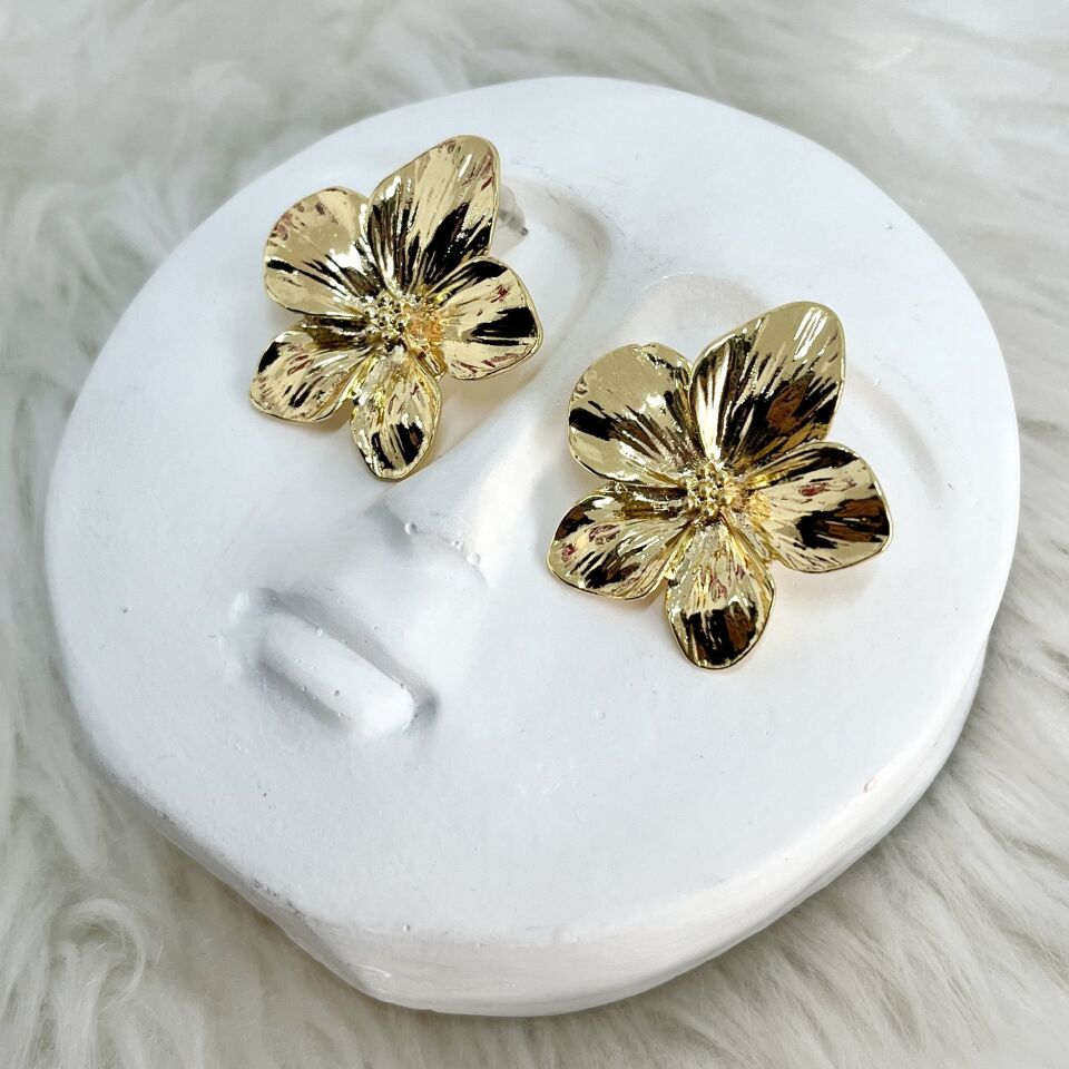 İthal Çiçek Vip Küpe