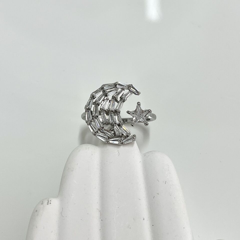 Baget Taş Ay & Yıldız Yüzük