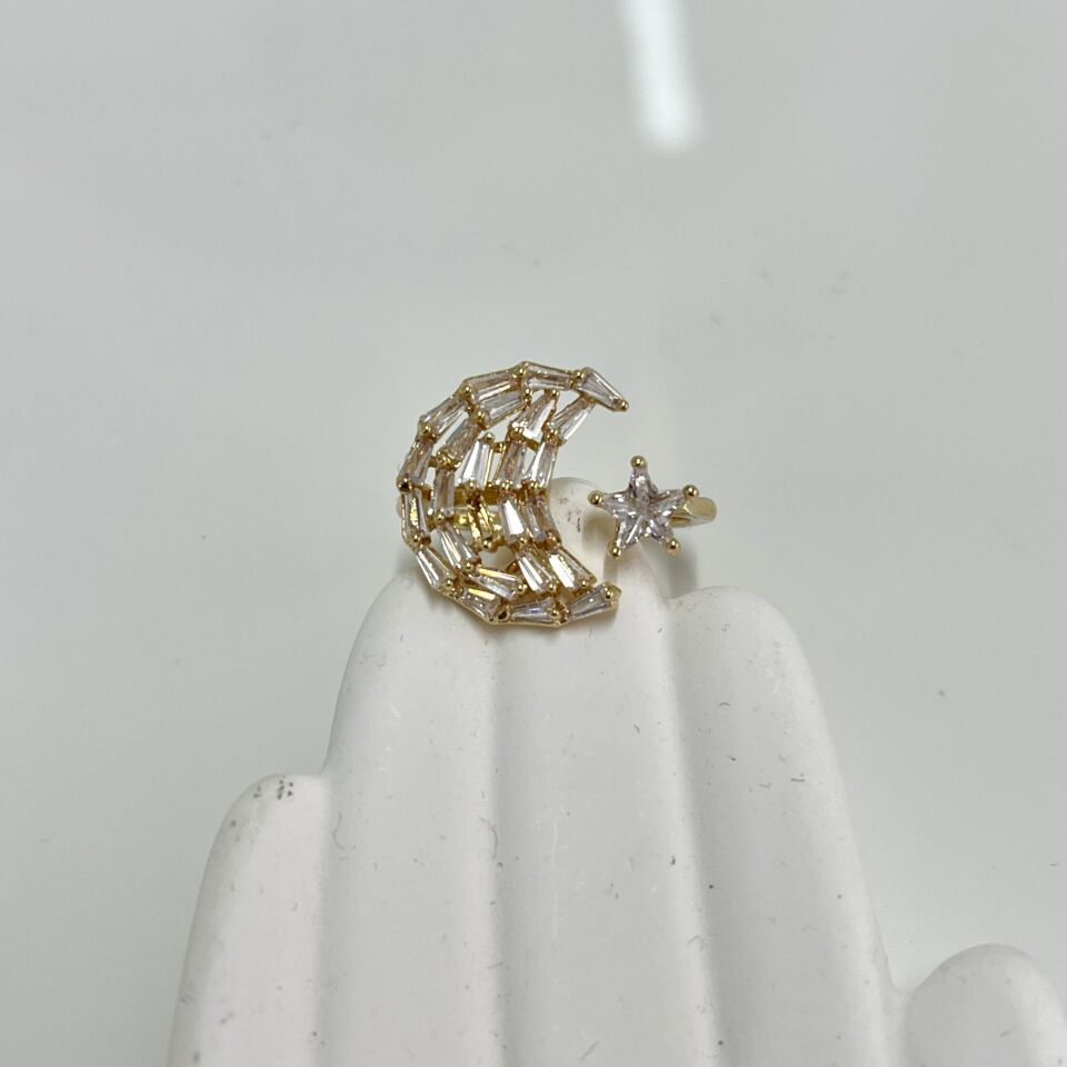 Baget Taş Ay & Yıldız Yüzük