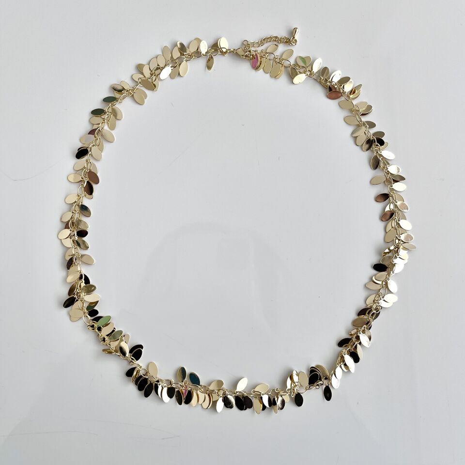 İthal Sallantılı Yaprak Kolye