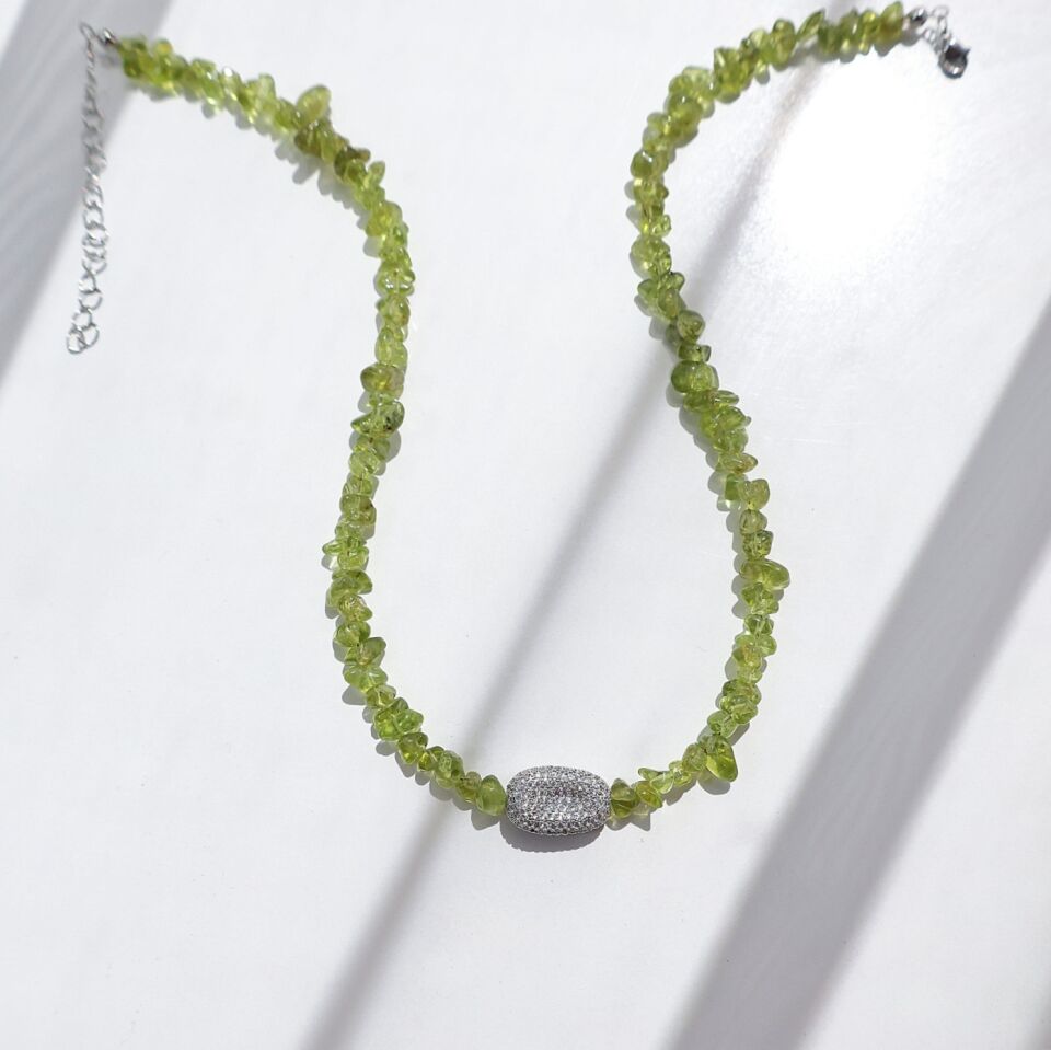 Peridot Taşı Kolye