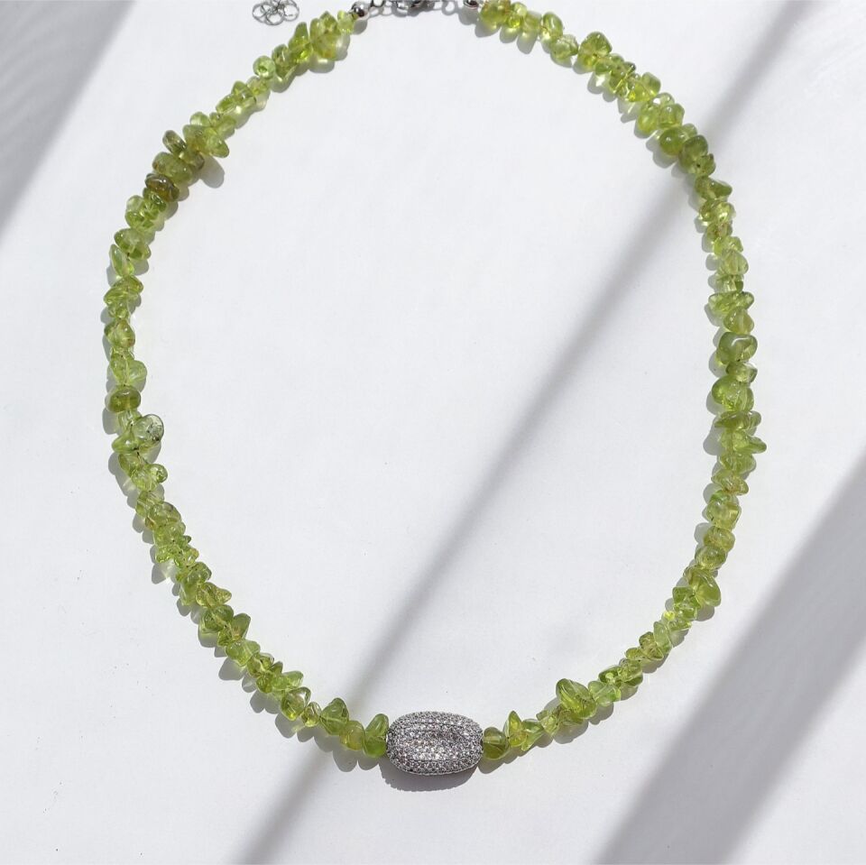 Peridot Taşı Kolye