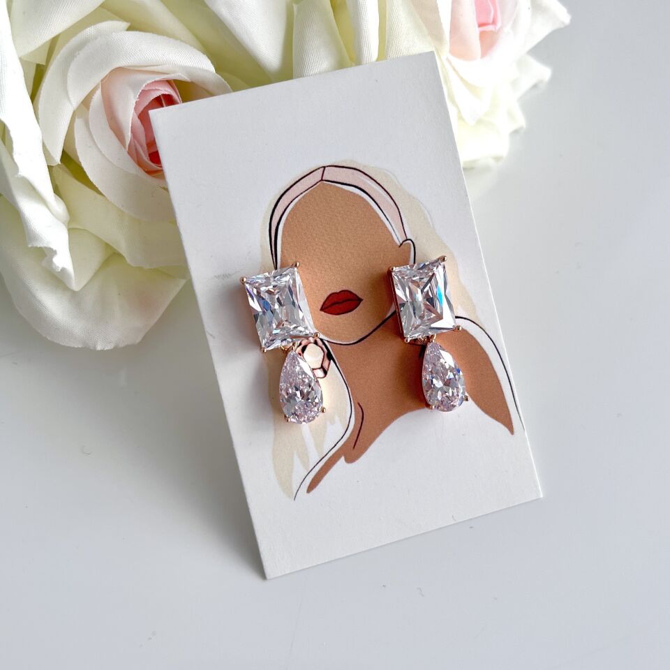 Xuping Kristal Taşlı Küpe