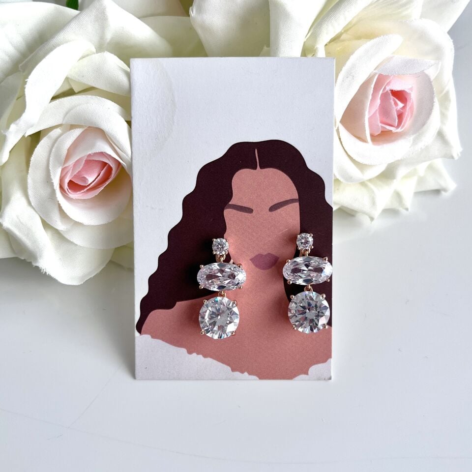 Xuping Kristal Taşlı Küpe