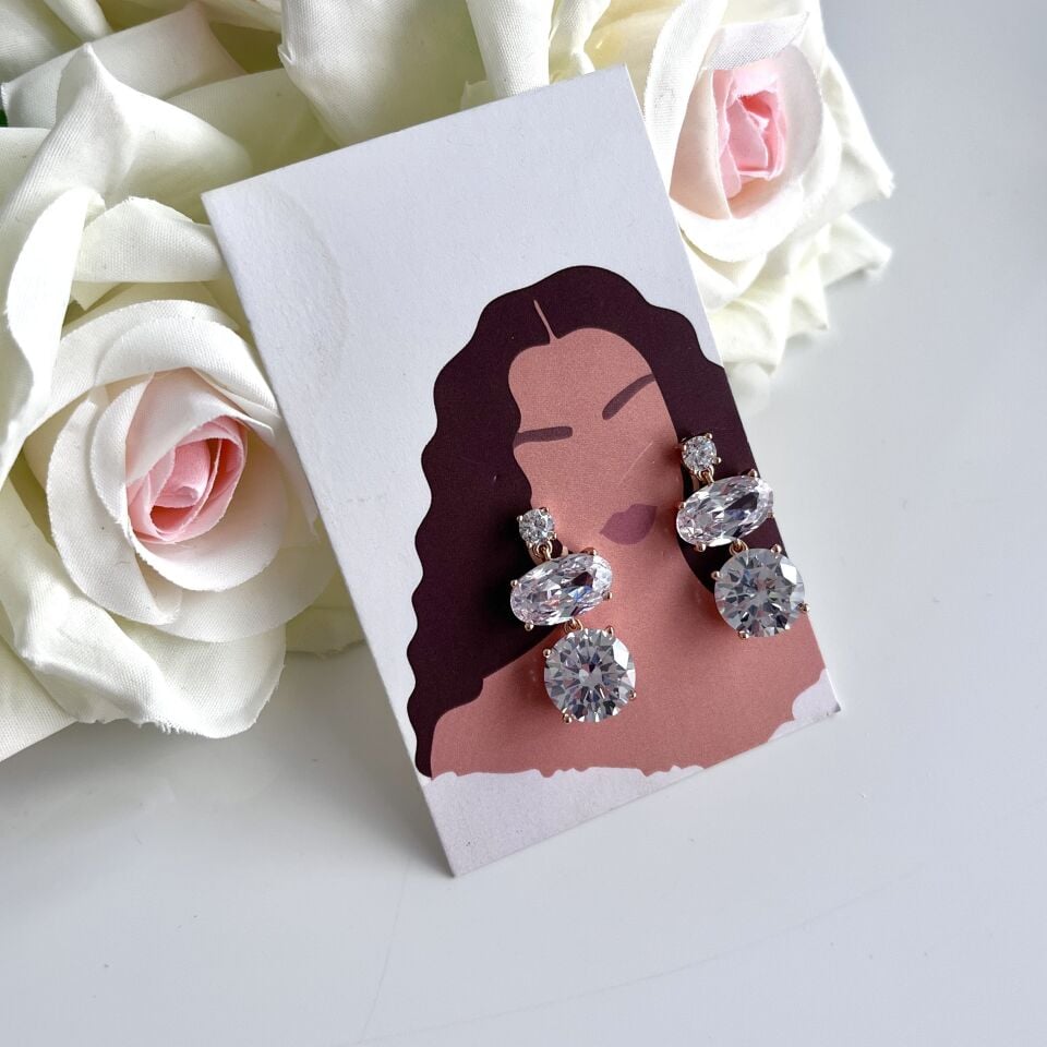 Xuping Kristal Taşlı Küpe